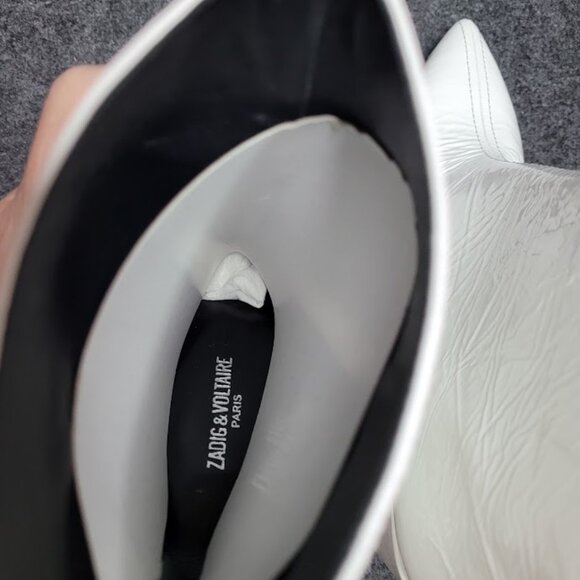 NWOB Zadig & Voltaire Women's Glimmer Block Heel Ankle Booties EU-39 US-8.5 - Picture 10 of 13